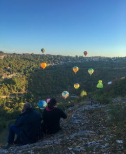 L Ostal de Benjamin Envol des montgolfières