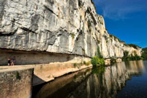 L Ostal de Benjamin Balade sur le chemin de halage de Ganil à Bouziès